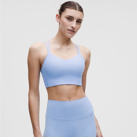 lululemon athletica Other - Lululemon Sinatra Blue Like a Cloud Longline Bra B/C *Dot